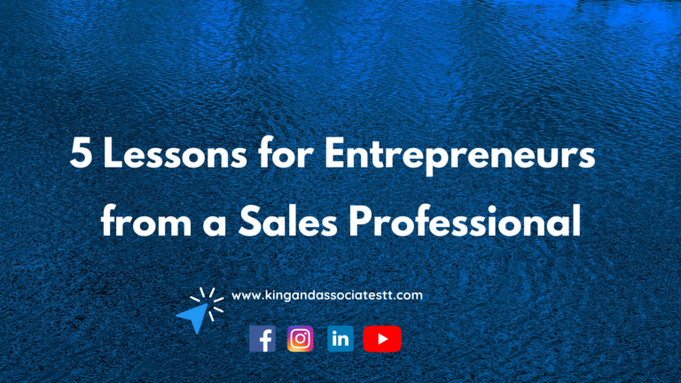 5 Lessons for Entrepreneurs from Sales Professionals