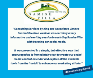 Testimonial by Samise Villa